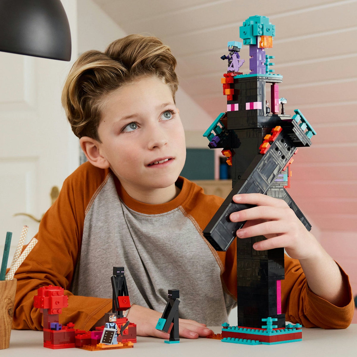 LEGO? Minecraft? The Enderman Tower