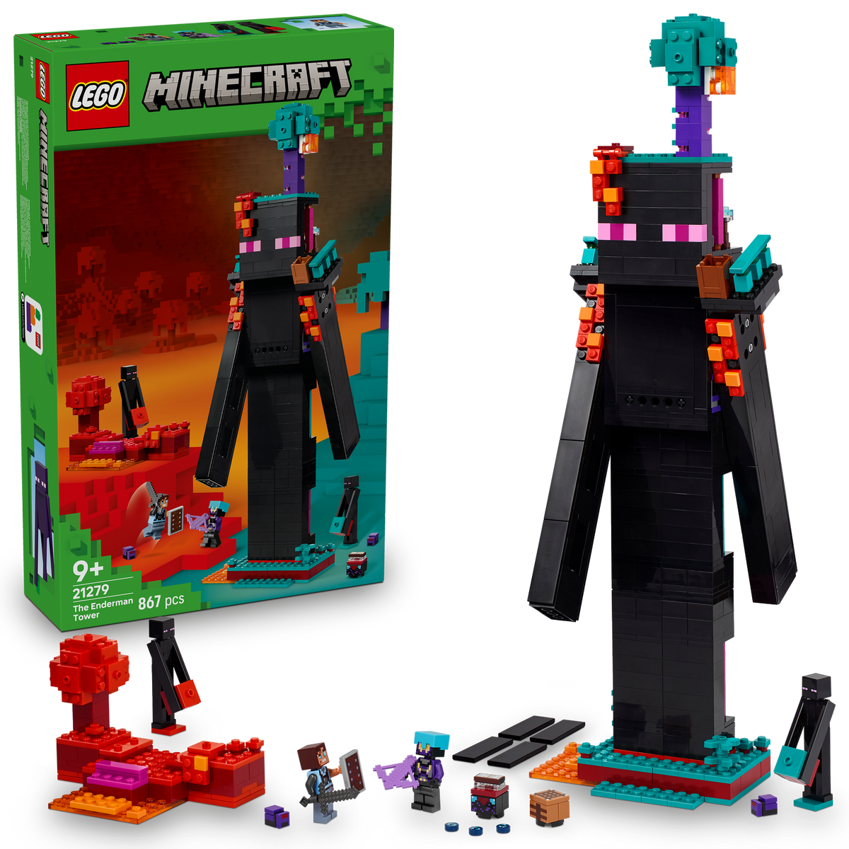 LEGO? Minecraft? The Enderman Tower