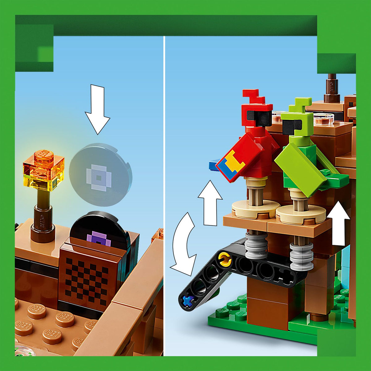 LEGO? Minecraft? The Parrot Houses