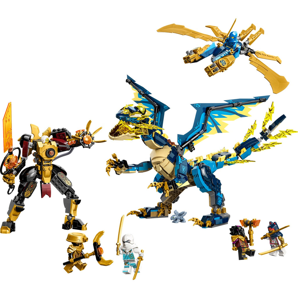 LEGO? NINJAGO? Elemental Dragon vs. The Empress Mech