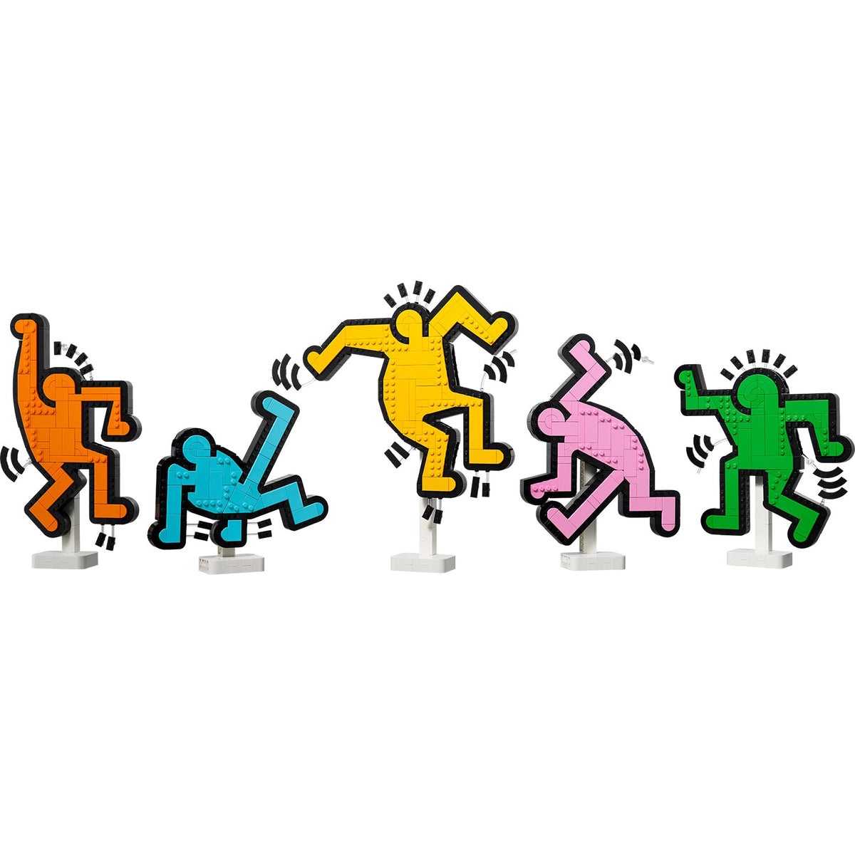 LEGO? Art Keith Haring ¨C Dancing Figures