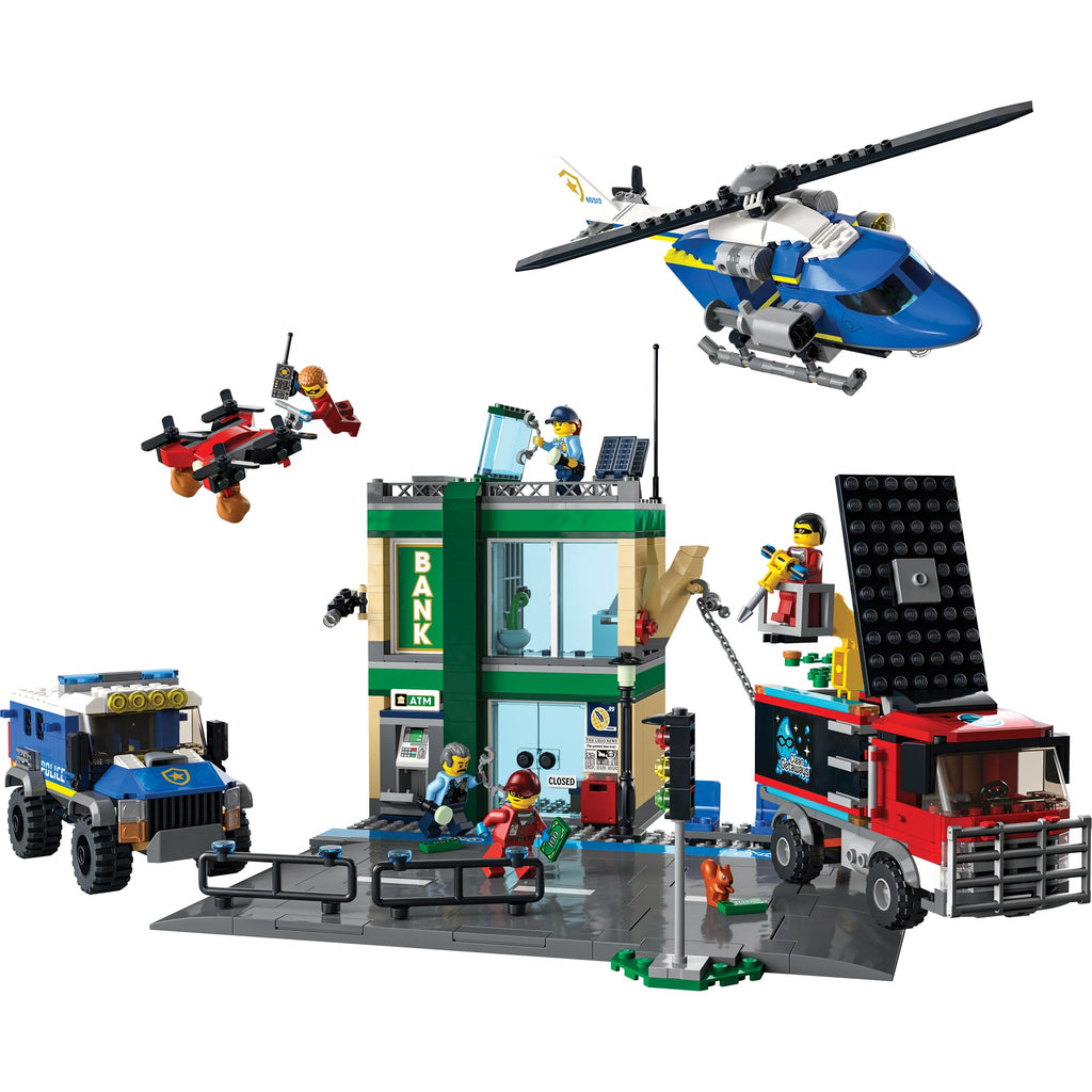 LEGO? City Police Chase at the Bank