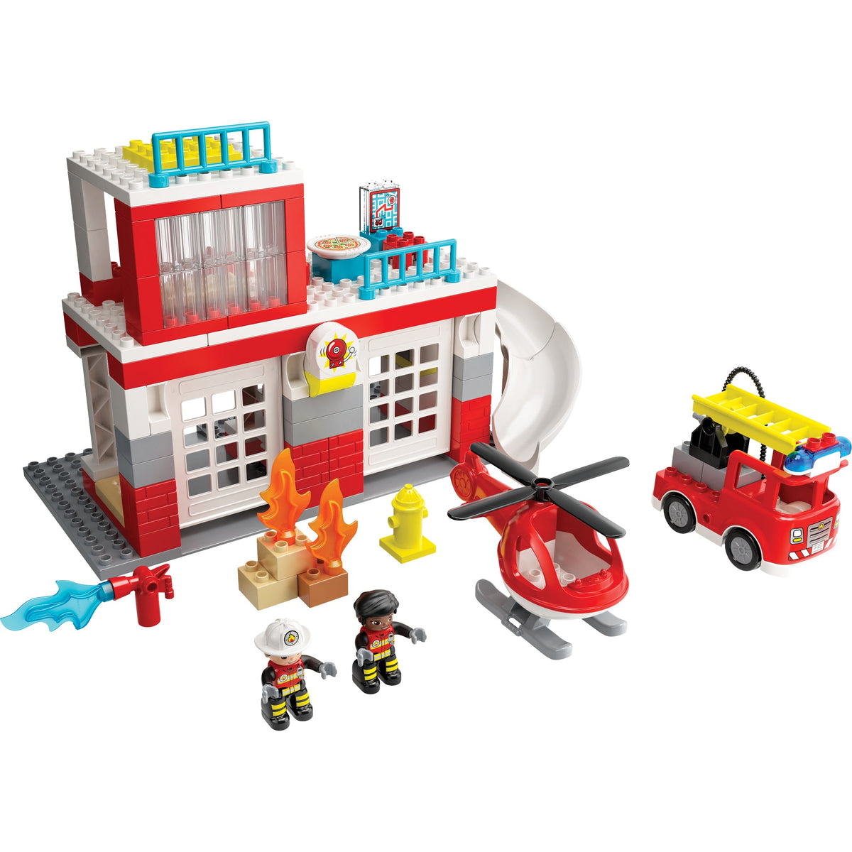 LEGO? DUPLO? Rescue Fire Station & Helicopter