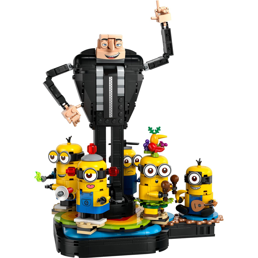 LEGO? Despicable Me 4 Brick-Built Gru and Minions