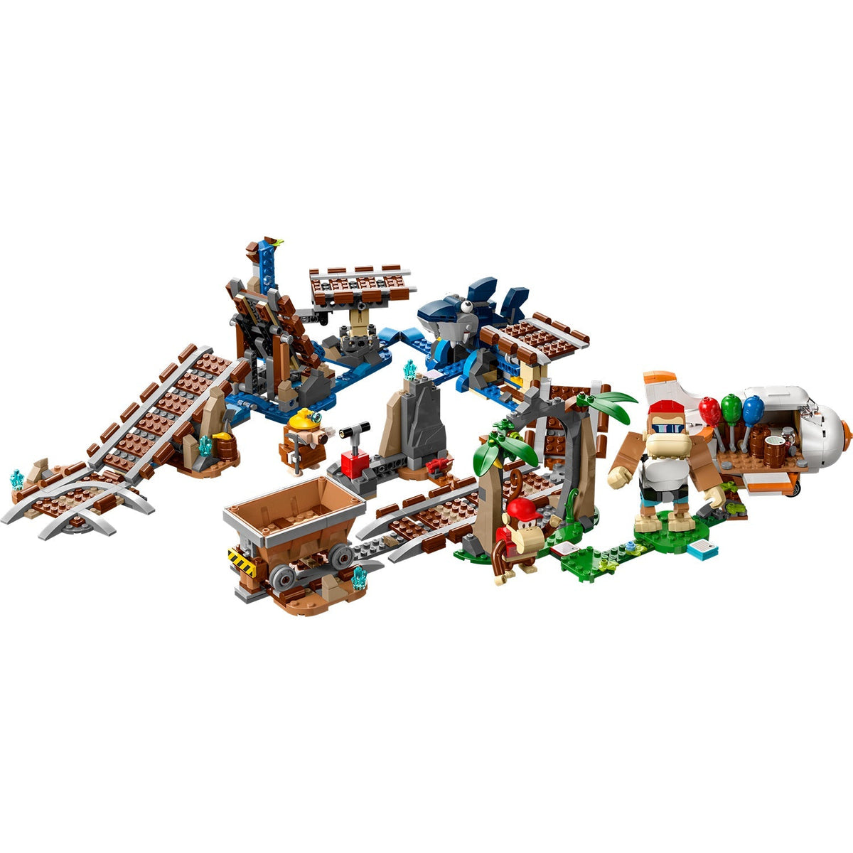 LEGO? Super Mario? Diddy Kong's Mine Cart Ride Expansion Set