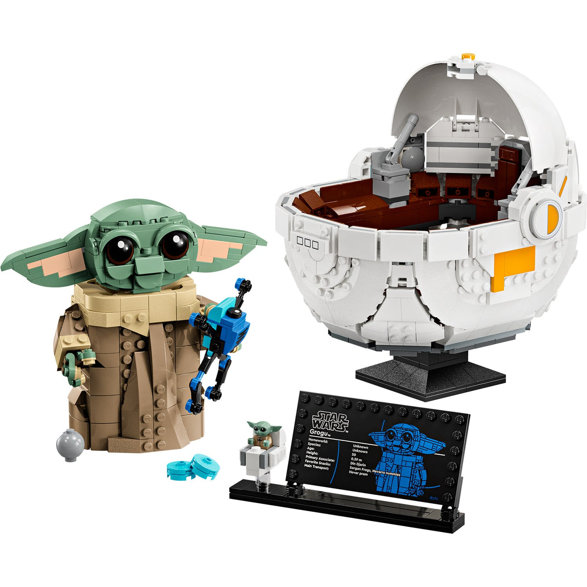 LEGO? Star Wars? Grogu? with Hover Pram