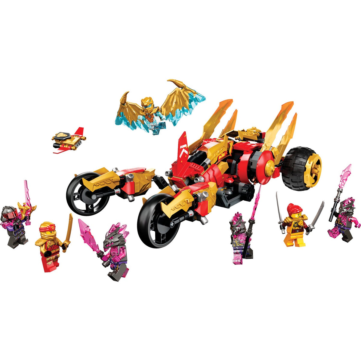 LEGO? NINJAGO? Kai's Golden Dragon Raider