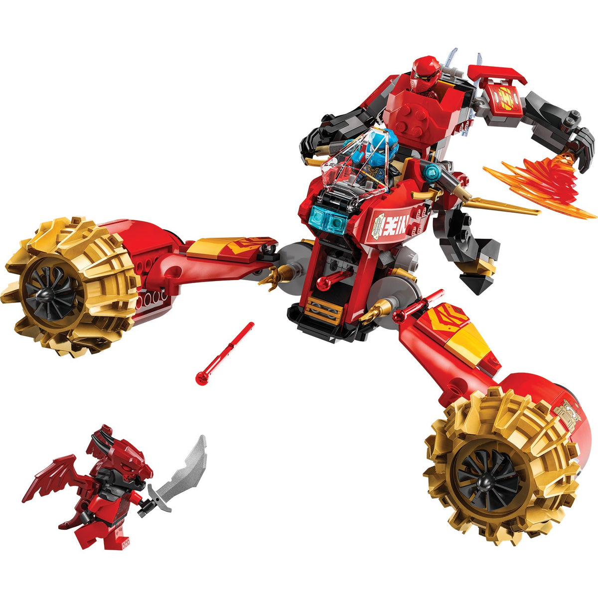 LEGO? NINJAGO? Kai's Mech Storm Rider