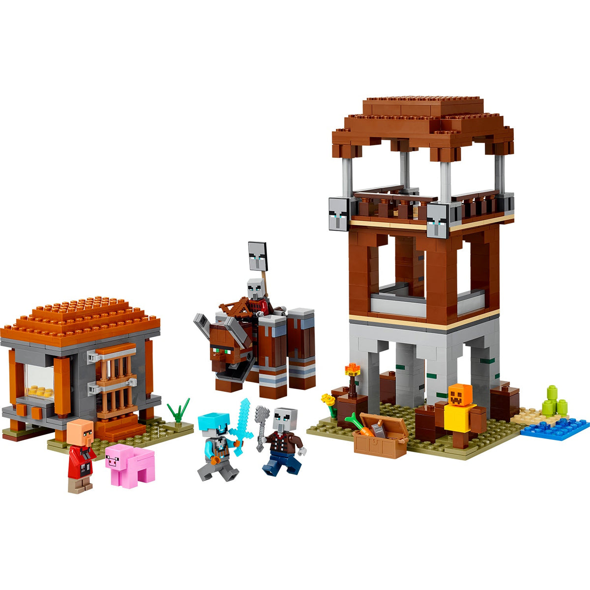 LEGO? Minecraft? The Pillager Outpost and Ravager