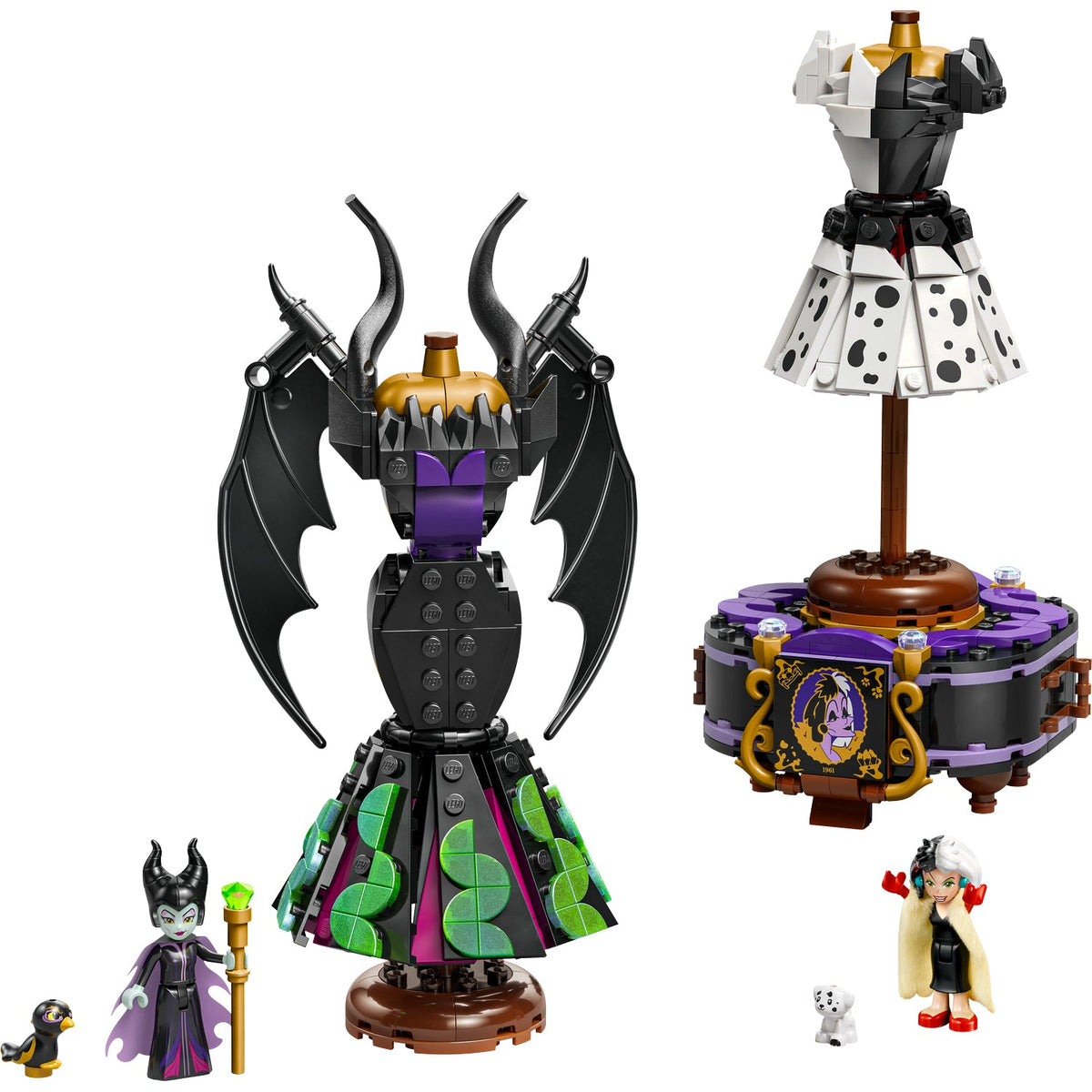 LEGO? | Disney Villains Maleficent's and Cruella De Vil's Dresses