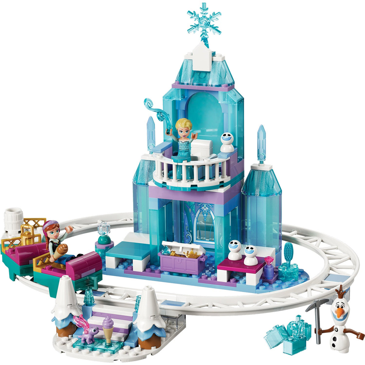 LEGO? | Disney Frozen Elsa's Ice Castle & Snow Ride Adventure
