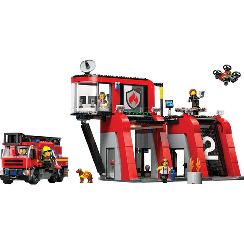 LEGO? City Fire Station with Fire Truck