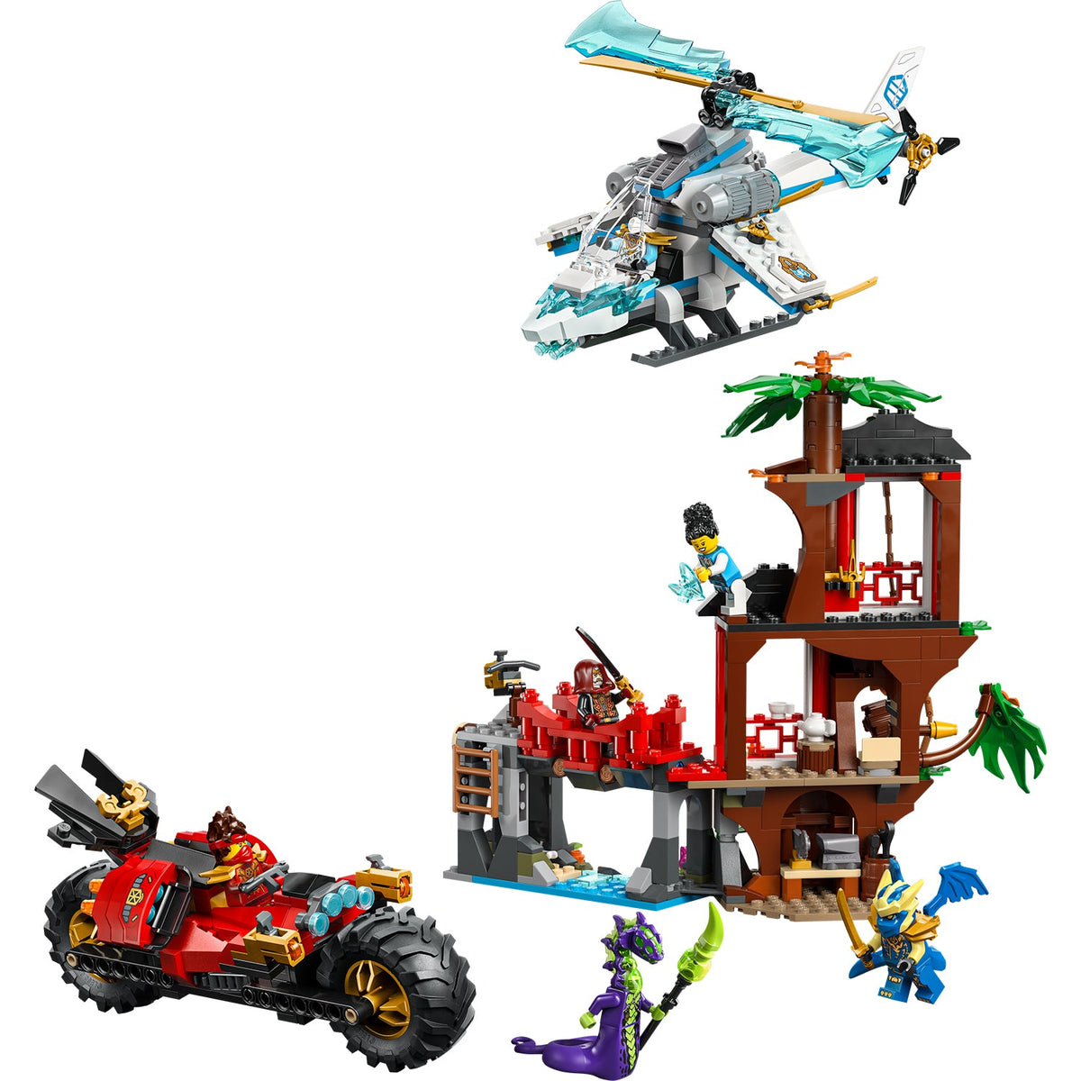 LEGO? NINJAGO? Ninja Vehicle Tree House Battle