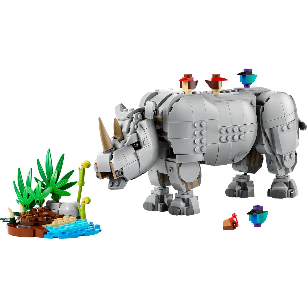 LEGO? Creator 3-in-1 Wild Animals: Majestic Rhino with Birds