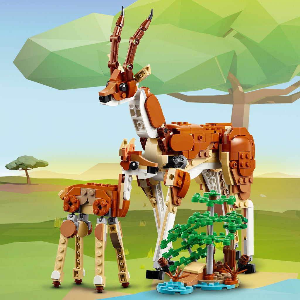 LEGO? Creator 3-in-1 Wild Safari Animals