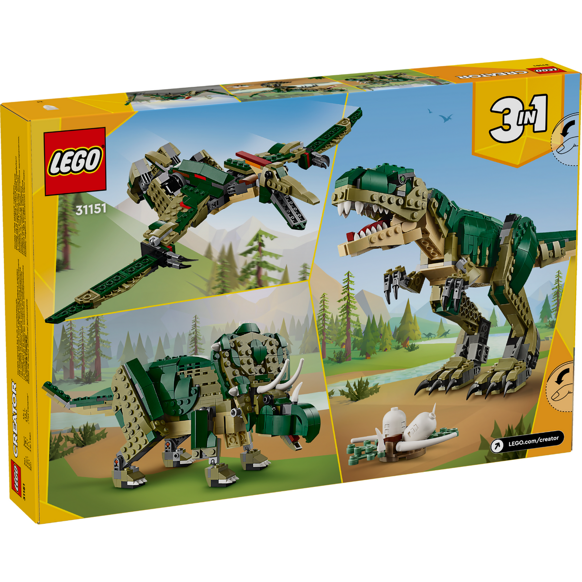 LEGO? Creator 3-in-1 T. rex