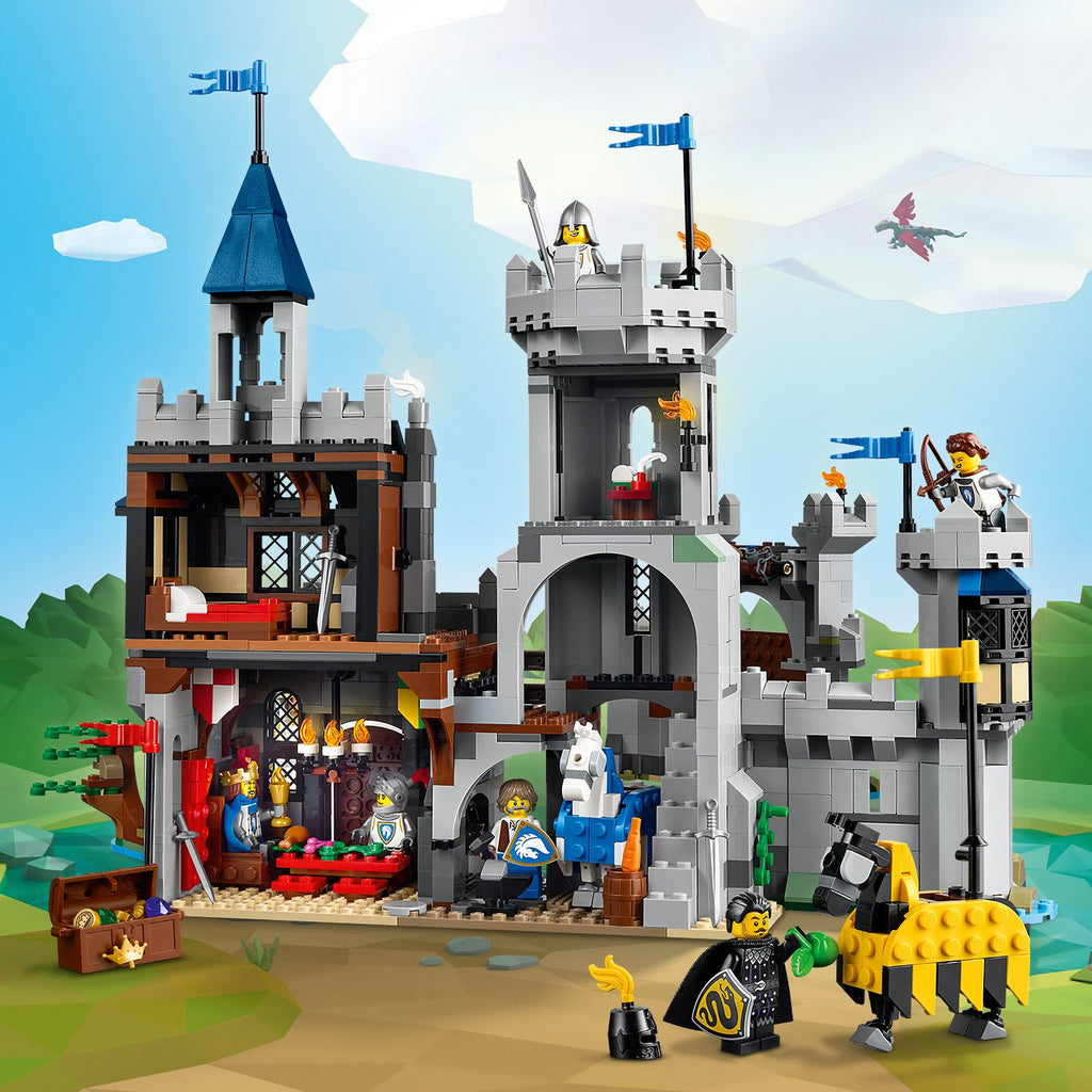 LEGO? Creator 3-in-1 Medieval Horse Knight Castle