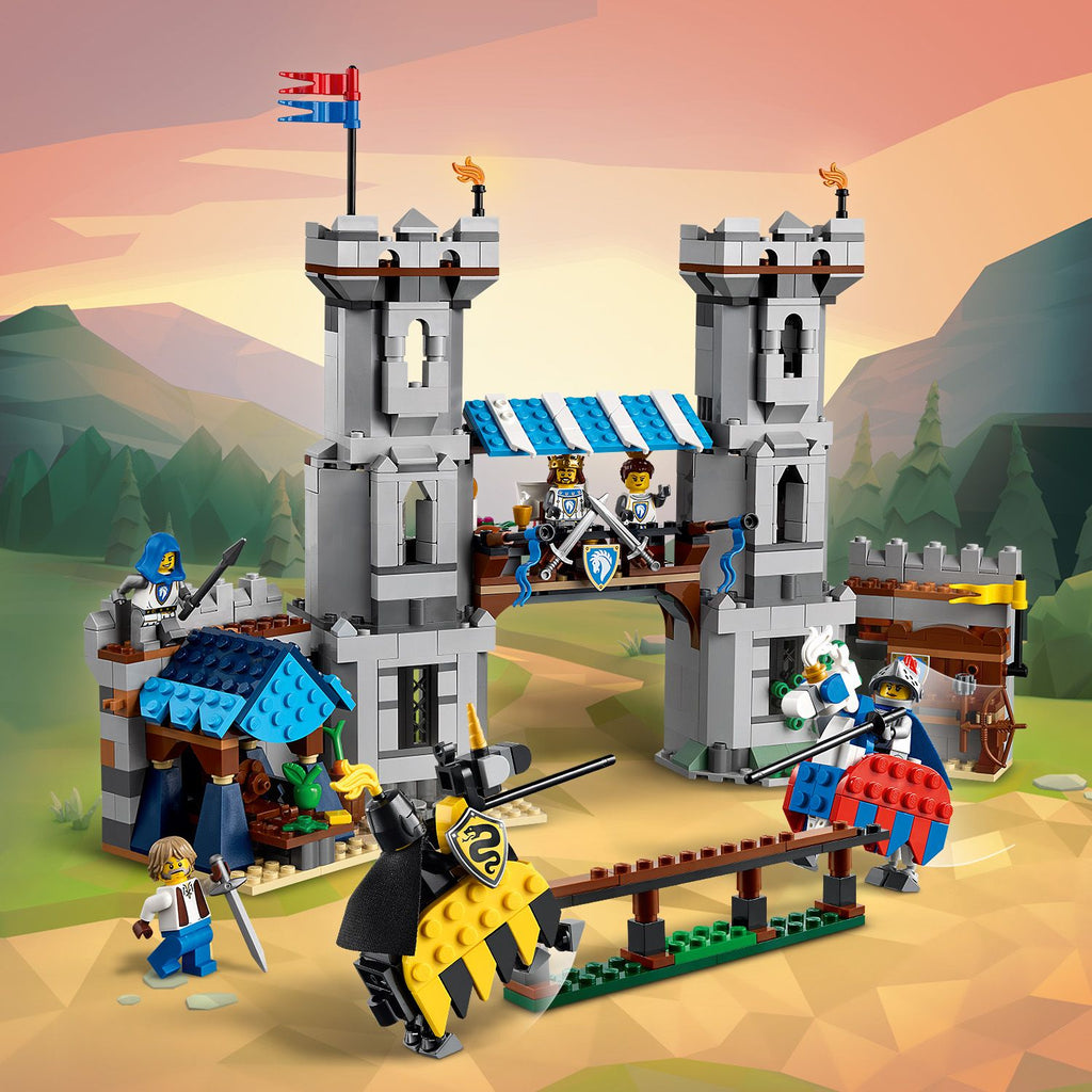 LEGO? Creator 3-in-1 Medieval Horse Knight Castle