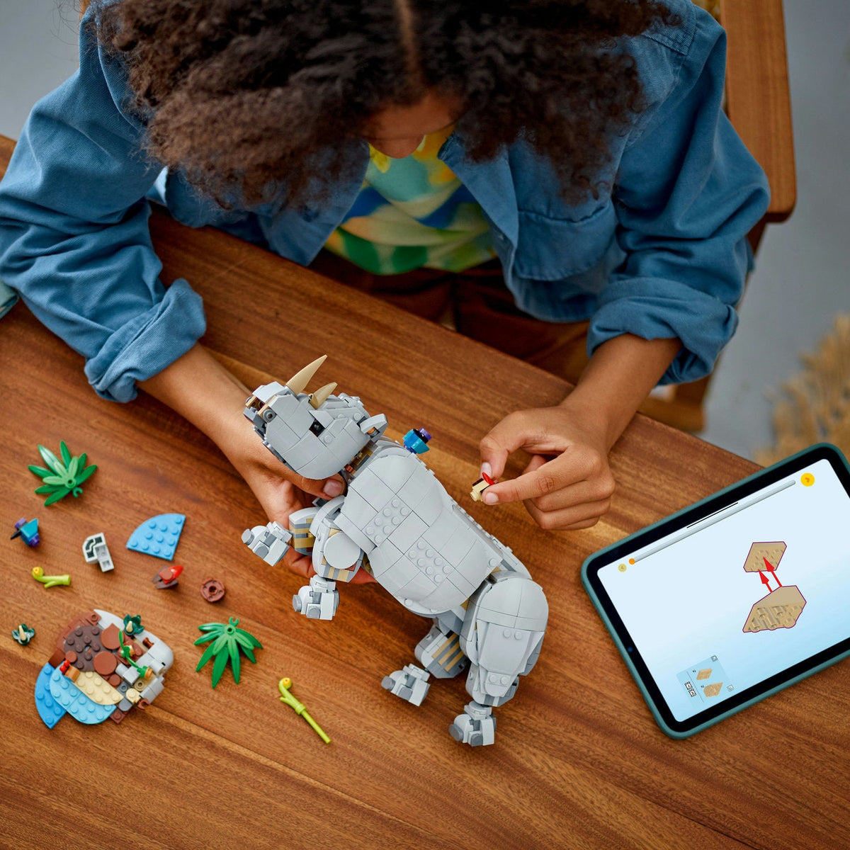 LEGO? Creator 3-in-1 Wild Animals: Majestic Rhino with Birds
