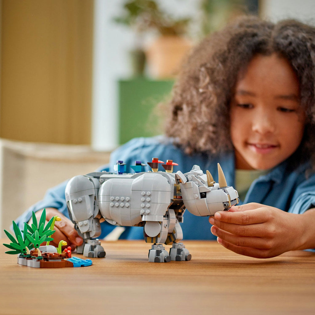 LEGO? Creator 3-in-1 Wild Animals: Majestic Rhino with Birds