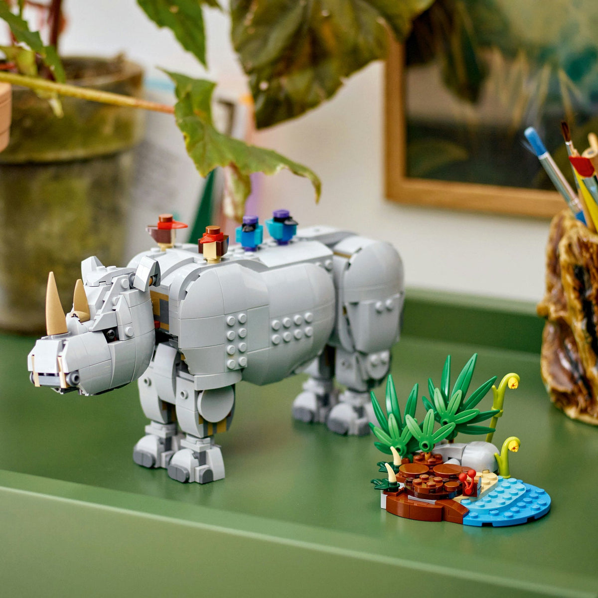 LEGO? Creator 3-in-1 Wild Animals: Majestic Rhino with Birds