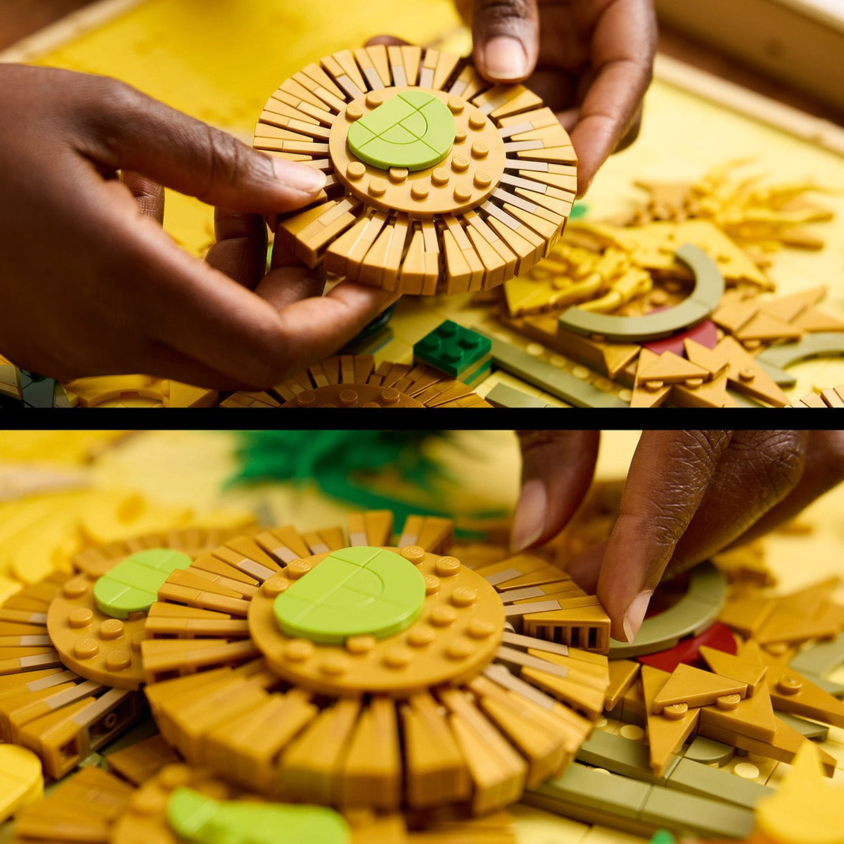 LEGO? Art Vincent van Gogh ¨C Sunflowers