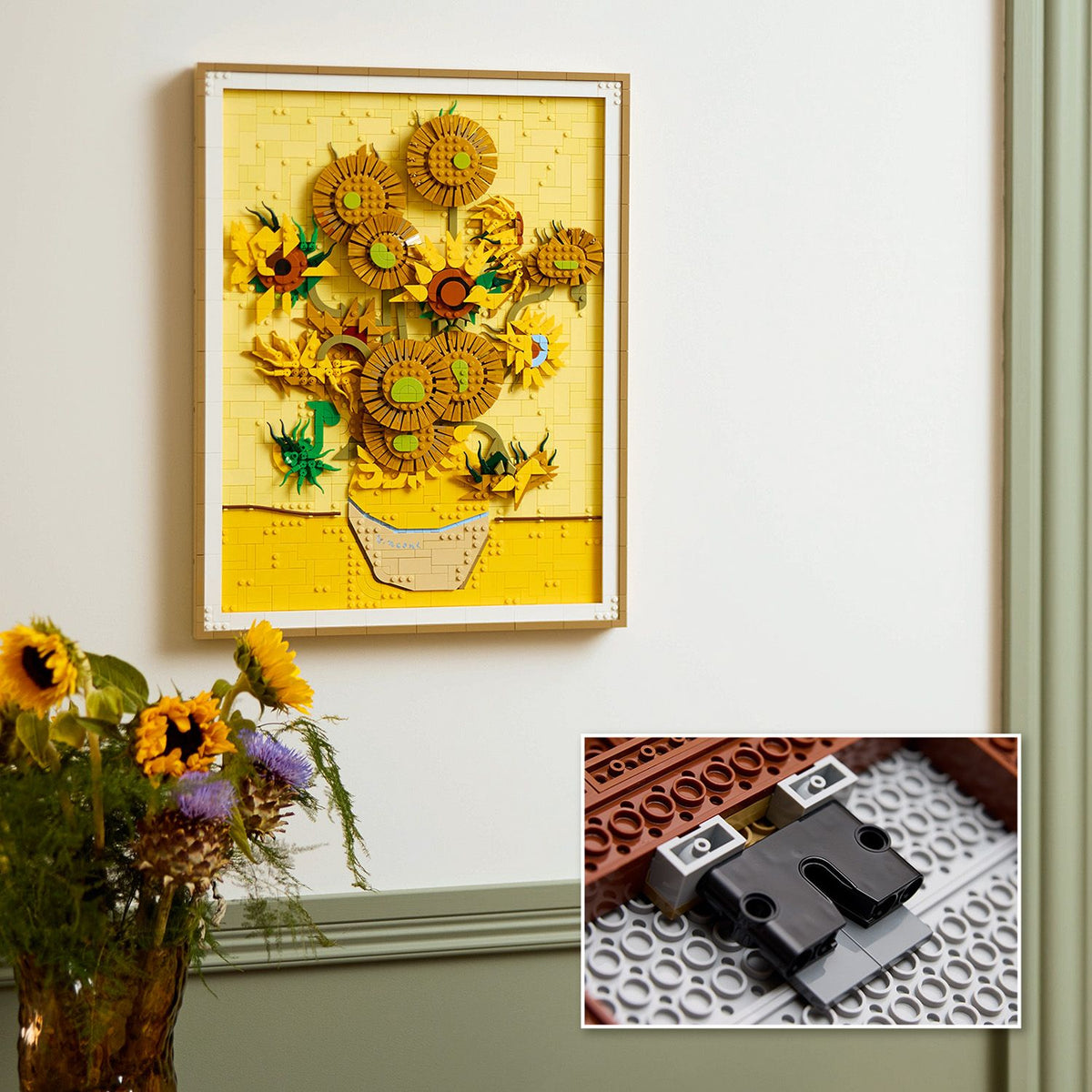 LEGO? Art Vincent van Gogh ¨C Sunflowers