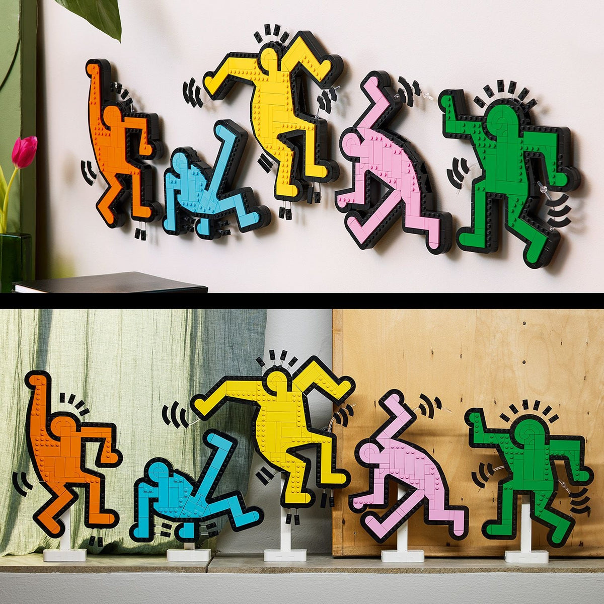 LEGO? Art Keith Haring ¨C Dancing Figures