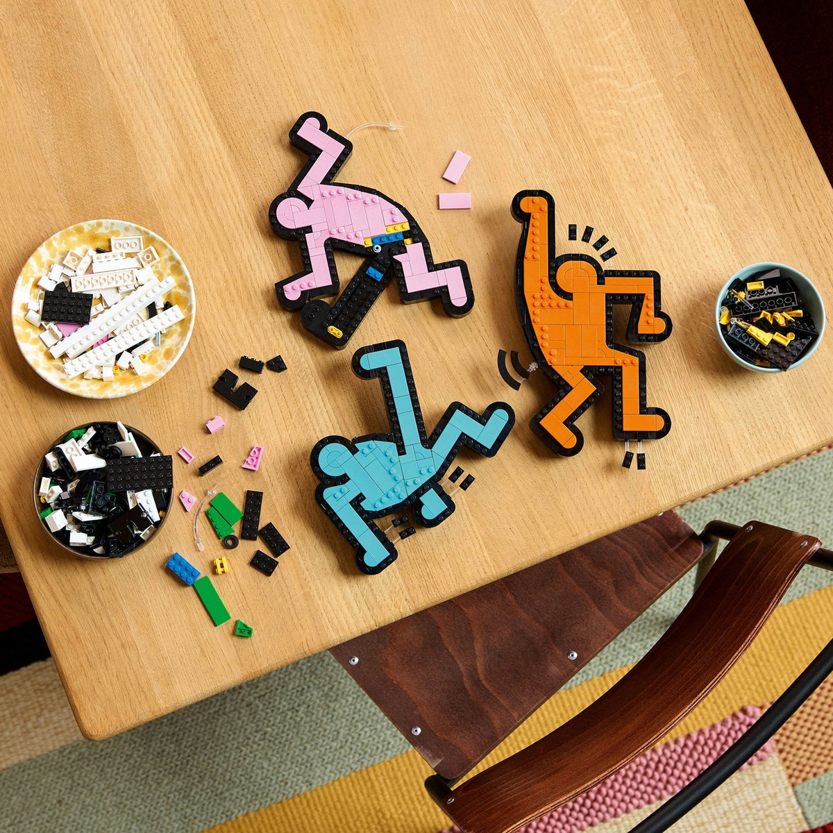 LEGO? Art Keith Haring ¨C Dancing Figures