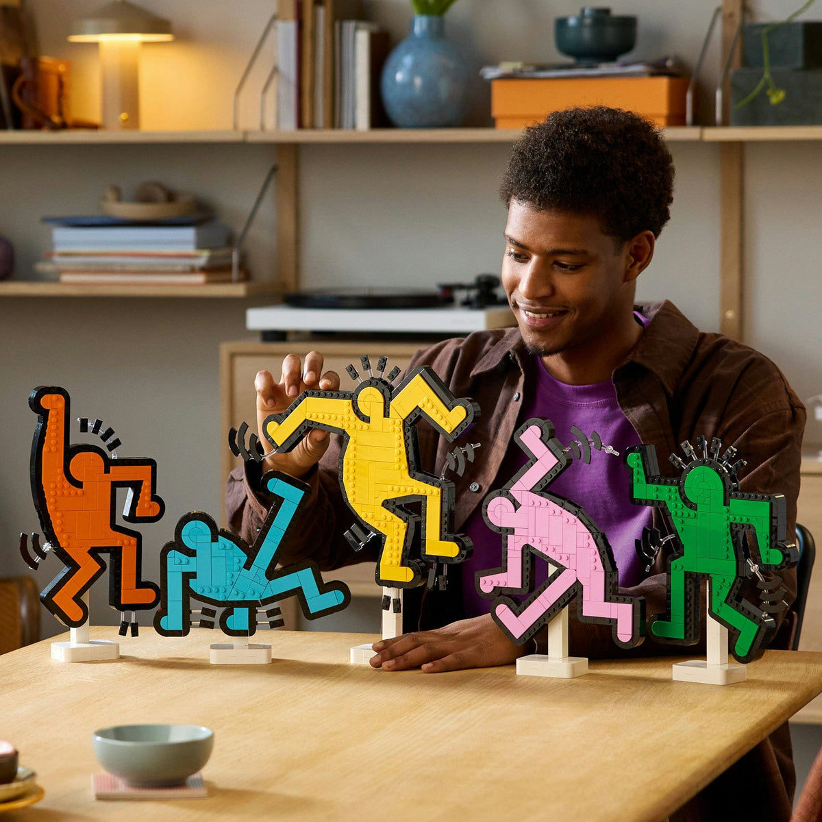 LEGO? Art Keith Haring ¨C Dancing Figures