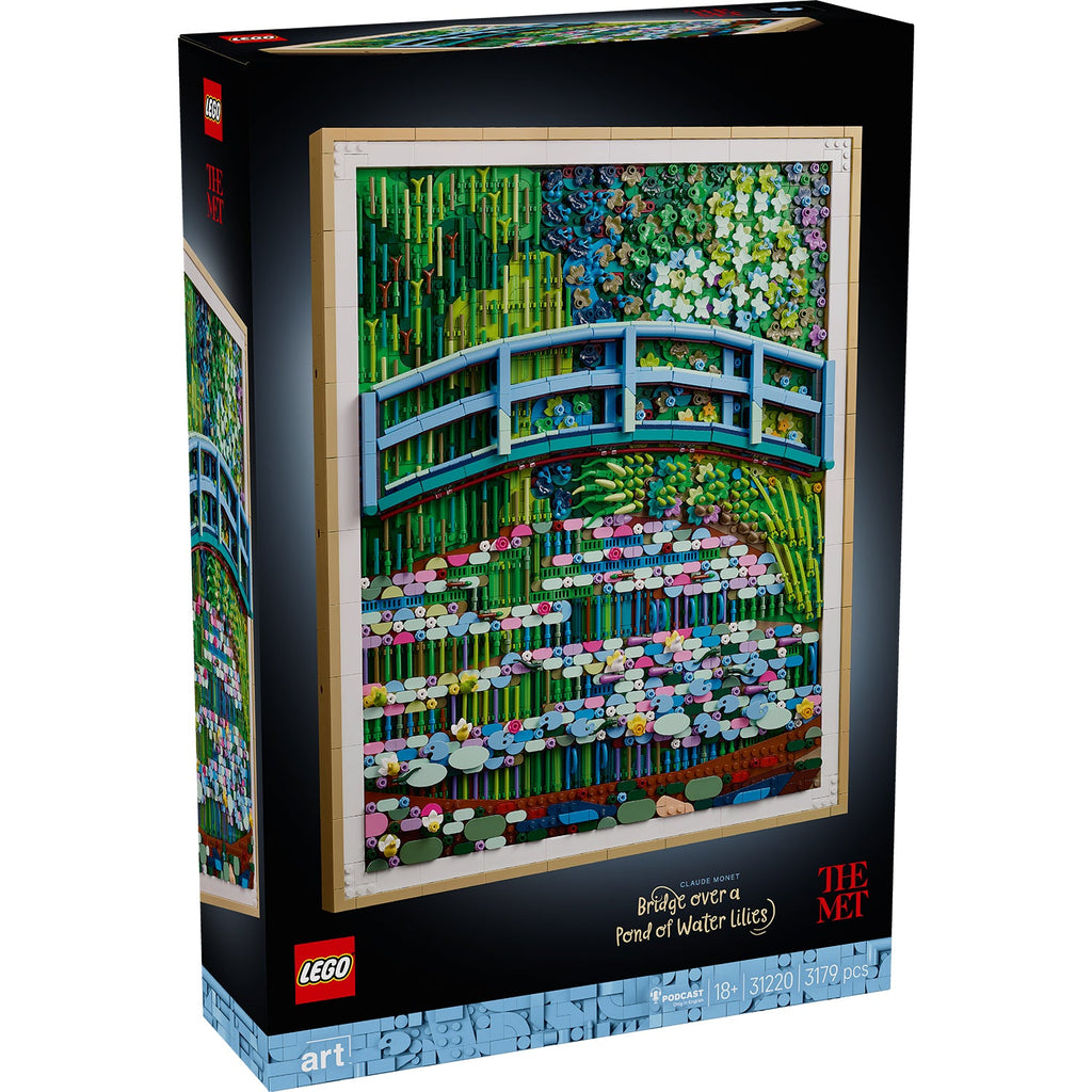 LEGO? Art Claude Monet ¨C Bridge over a Pond of Water Lilies