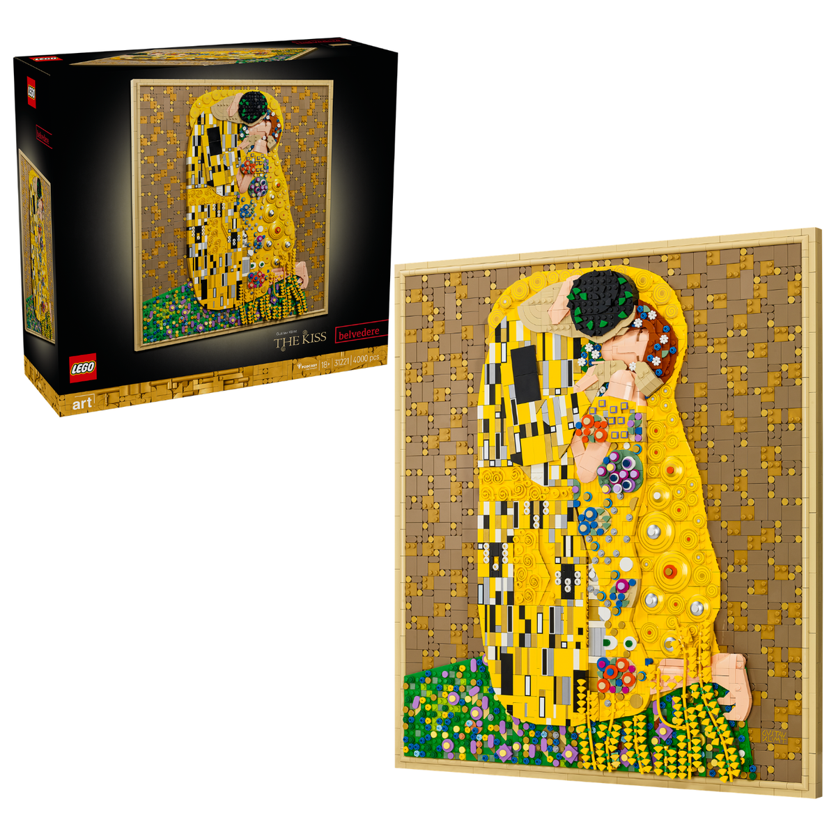 LEGO? Art Gustav Klimt ¨C The Kiss