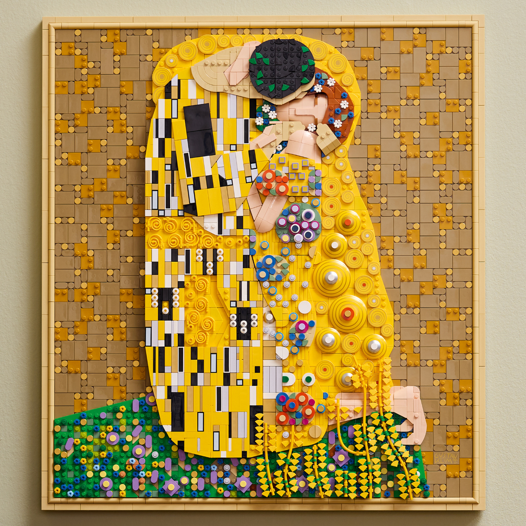 LEGO? Art Gustav Klimt ¨C The Kiss