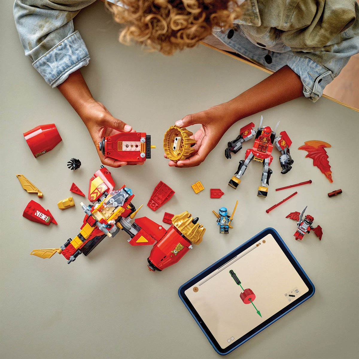 LEGO? NINJAGO? Kai's Mech Storm Rider