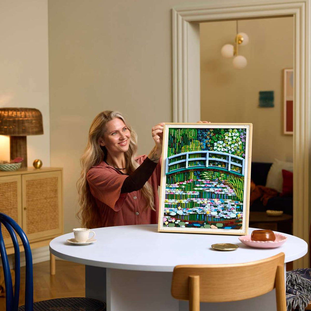 LEGO? Art Claude Monet ¨C Bridge over a Pond of Water Lilies