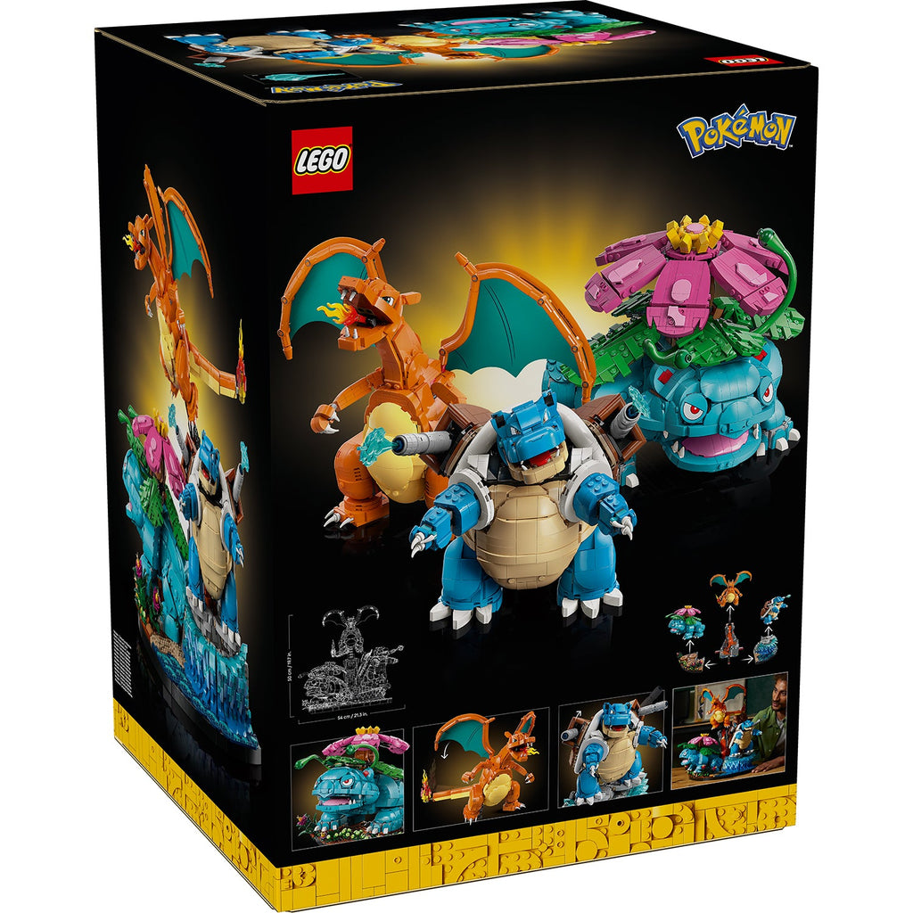 LEGO? Pok¨¦mon? Venusaur, Charizard and Blastoise
