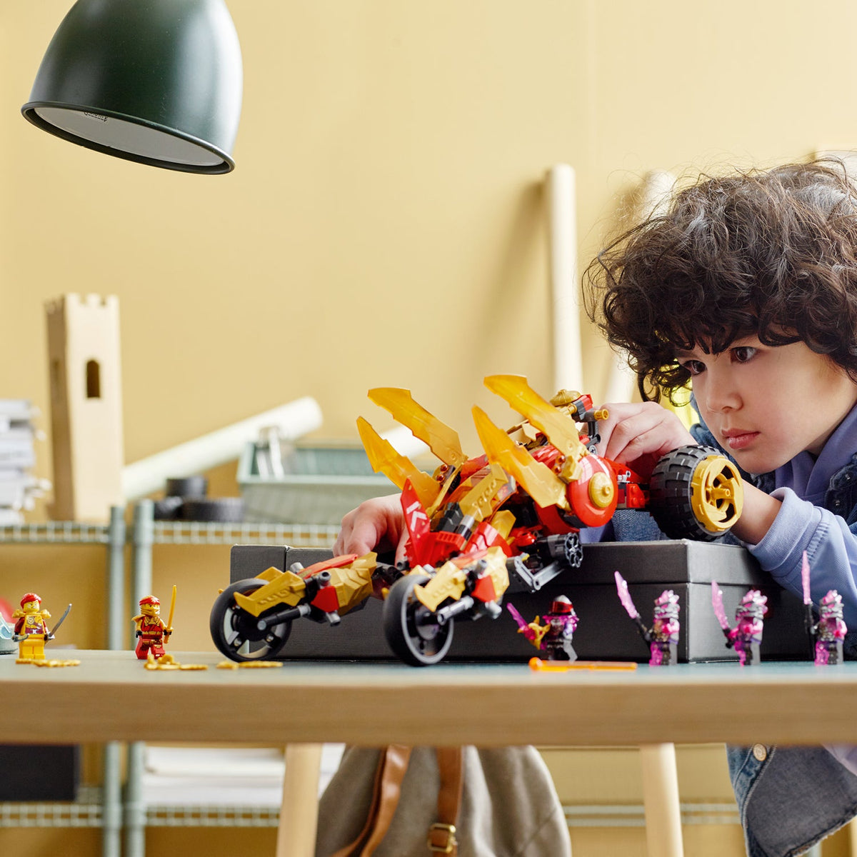 LEGO? NINJAGO? Kai's Golden Dragon Raider