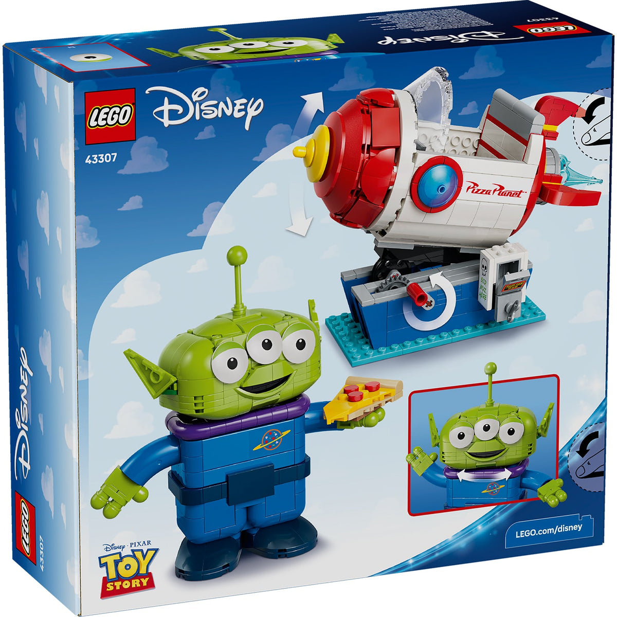 LEGO? | Disney and Pixar Toy Story Alien with Pizza Planet Rocket Ride