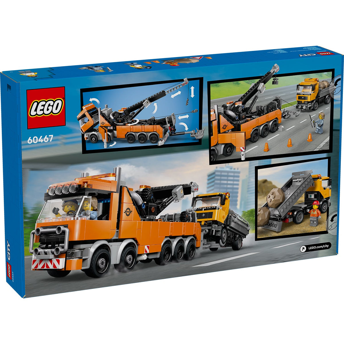 LEGO? City Heavy-Duty Recovery Tow Truck with Crane