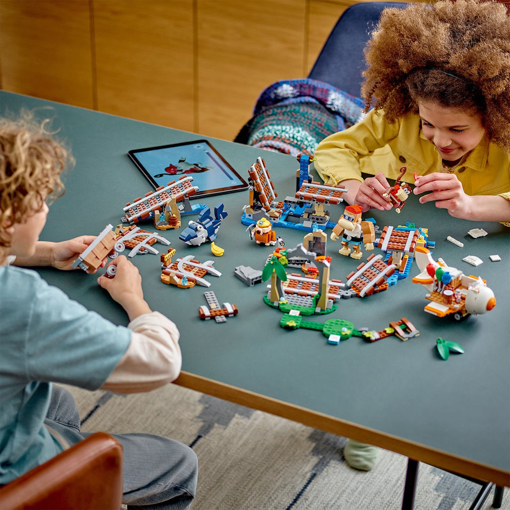 LEGO? Super Mario? Diddy Kong's Mine Cart Ride Expansion Set