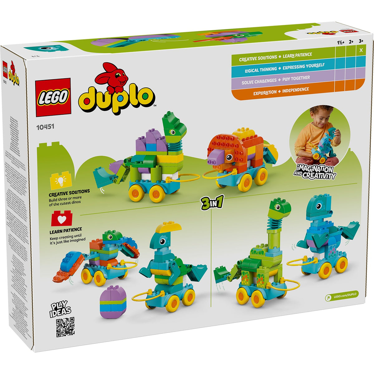 LEGO? DUPLO? 3in1 Dinosaurs on Wheels