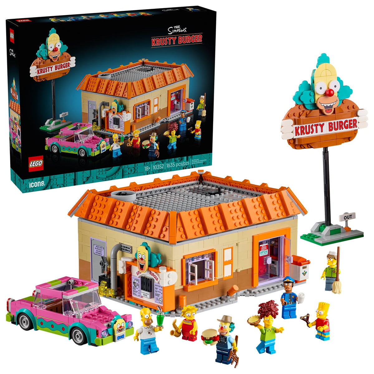 LEGO? Icons The Simpsons?: Krusty Burger