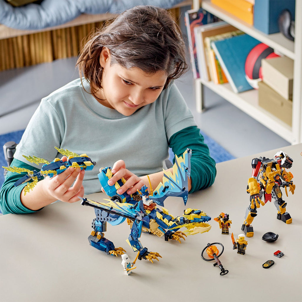 LEGO? NINJAGO? Elemental Dragon vs. The Empress Mech