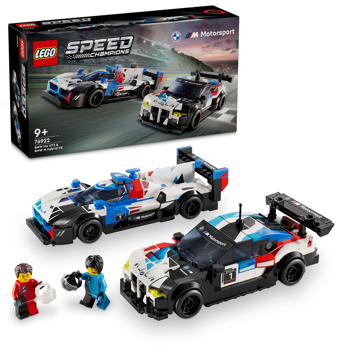 LEGO? Speed Champions BMW M4 GT3 & BMW M Hybrid V8 Race Cars