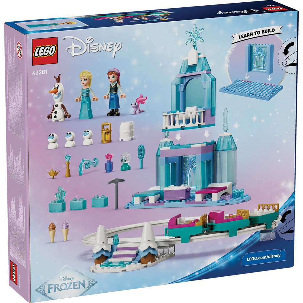 LEGO? | Disney Frozen Elsa's Ice Castle & Snow Ride Adventure