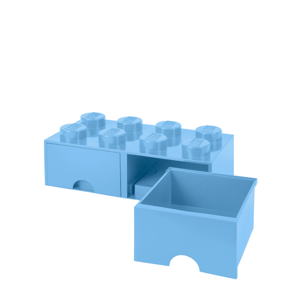 LEGO Brick Drawer 8 - Light Royal Blue