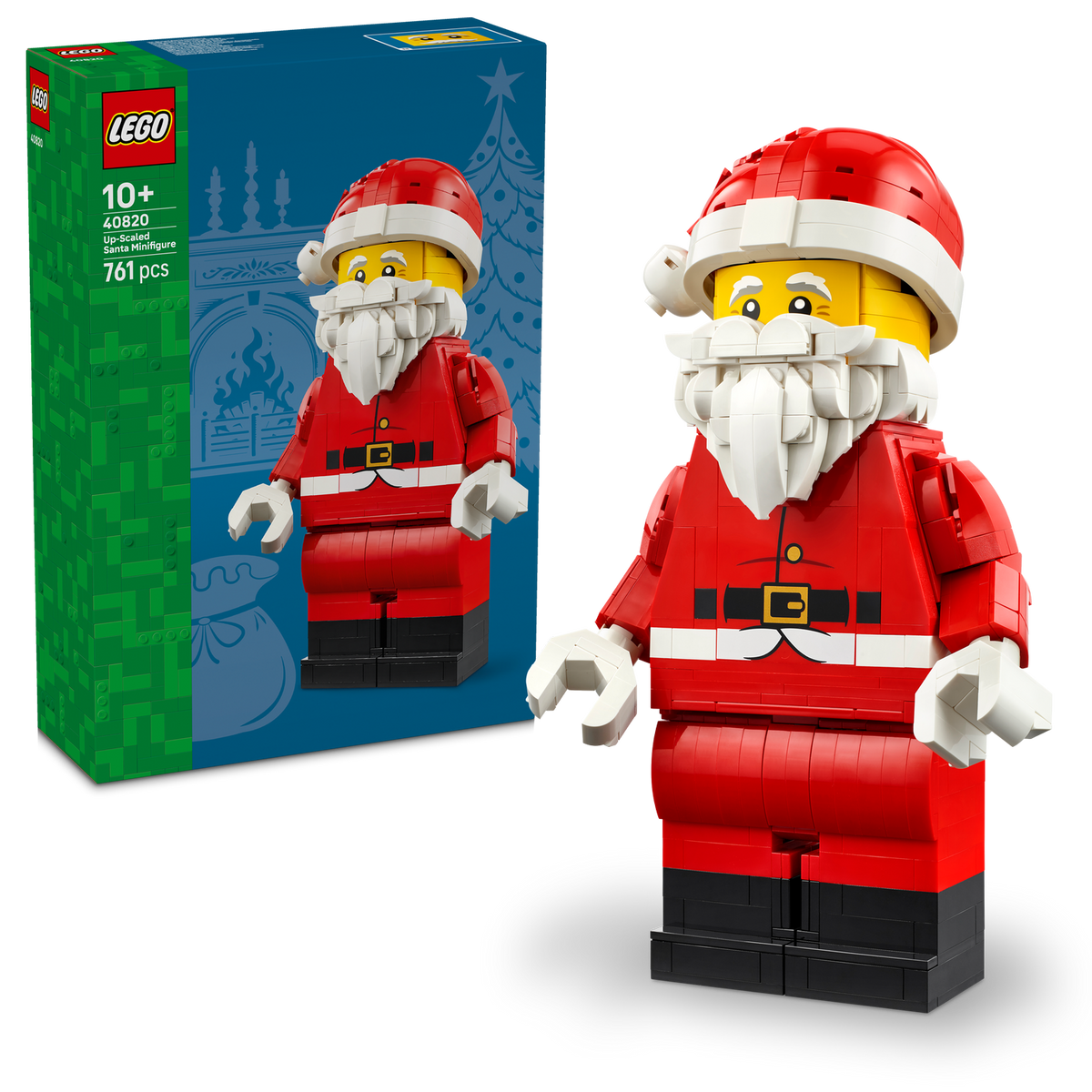 LEGO? Up-Scaled Santa Minifigure