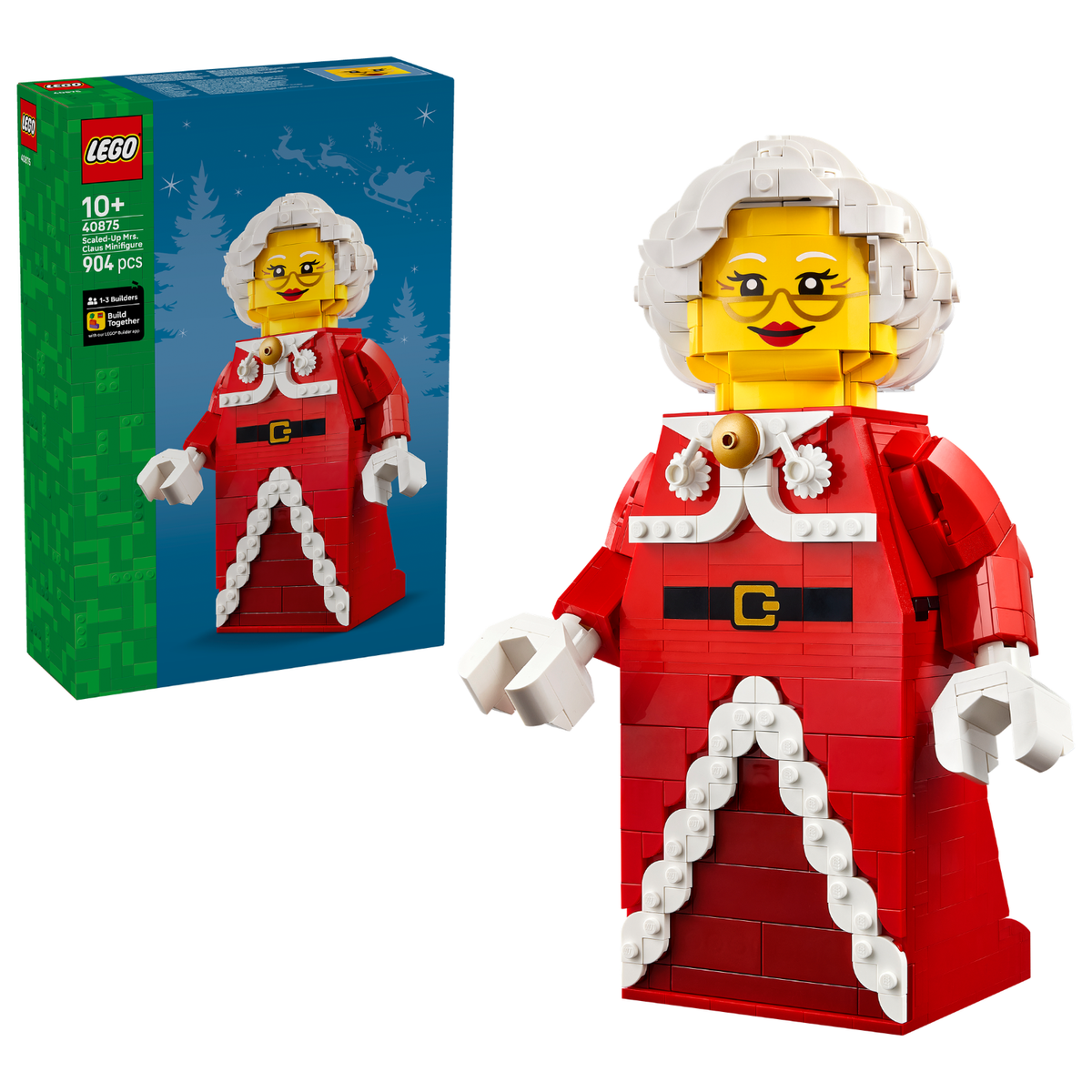 LEGO? Up-Scaled Mrs. Claus Minifigure