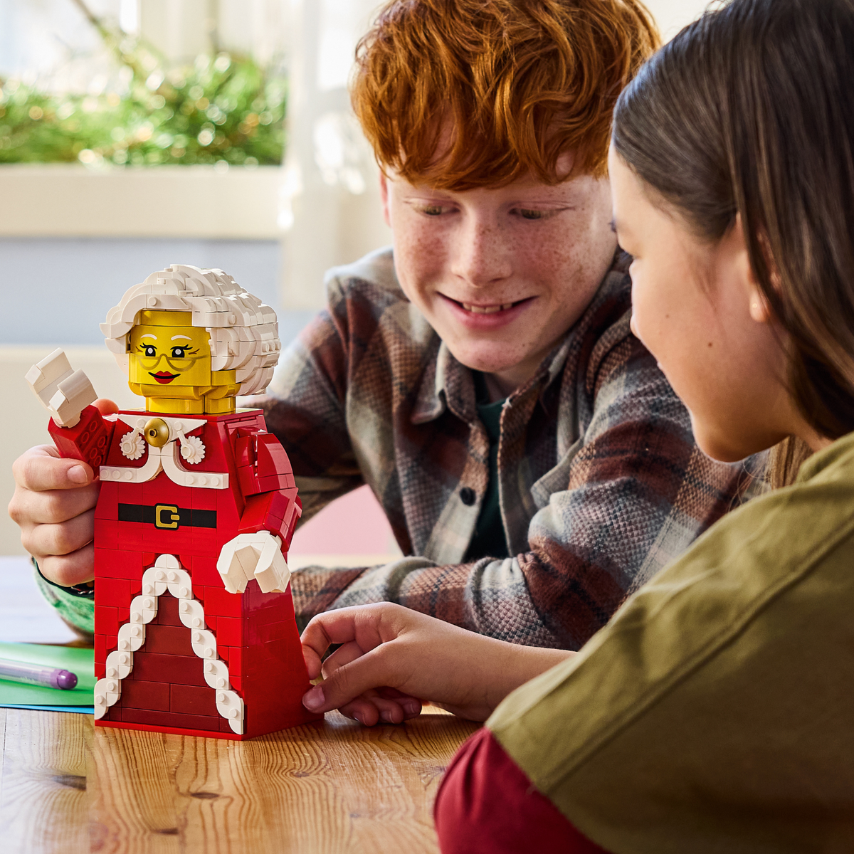 LEGO? Up-Scaled Mrs. Claus Minifigure