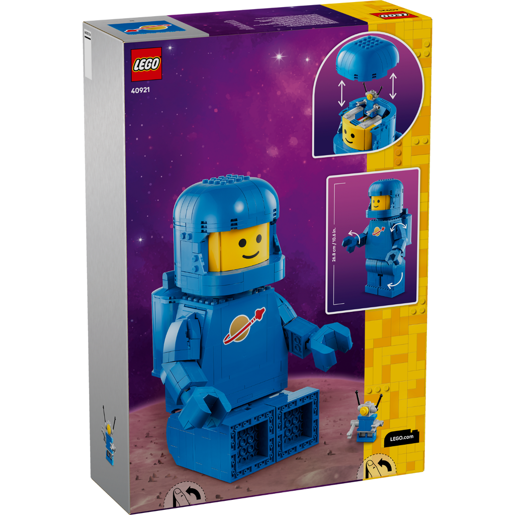 LEGO? Scaled-Up Blue Astronaut Minifigure